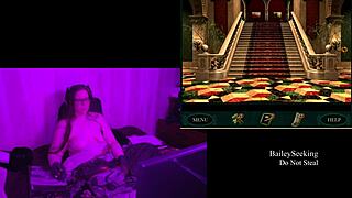 fat brunette bbw plays naked in blackmoor manor part 4