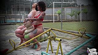 Why did lis xxx have great sex with her friend on the playground?
