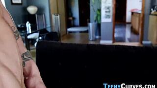 Fat Butt Blonde Sucking And Riding Big Cock.