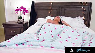 Emily Willis and Ember Snow in Lesbian Face Sitting with Small Tits