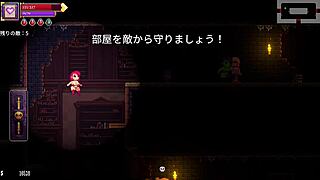 【スカーレット・メイデンの実況プレイ パート2】横スクロのローグライク2階層ボスまで攻略開始！