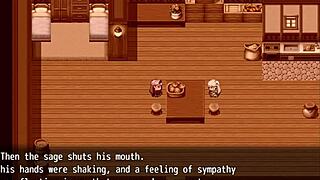 rei demon finally gets revenge on the hero by riding his cock in cowgirl position