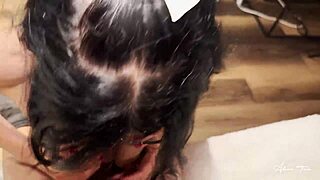 I play her a song and in return she lets me fuck her like a slut - big ass latina doggy