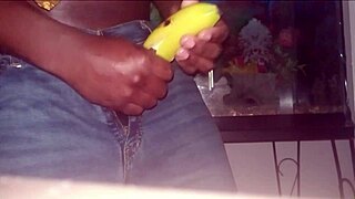 Monkey loves banana in close-up, plus tie-wearing tips!