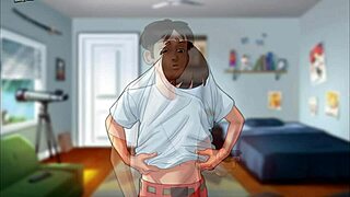 In Summertime Saga 248, I bent over for doggystyle action.