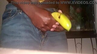 Monkey loves banana in close-up, plus tie-wearing tips!