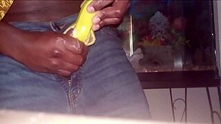 Monkey loves banana in close-up, plus tie-wearing tips!