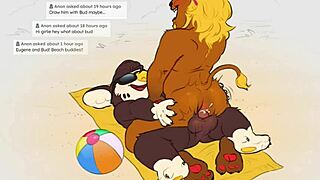 Gay furry porn compilation surprises with wild outdoor beach sex.