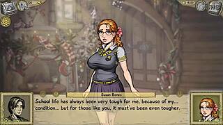 She’s jerking me off in Innocent Witches gameplay!