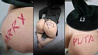 Happy Halloween With Big Ass In Panties