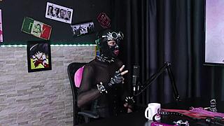 Ramona explains bsdm safety in sheer red 😊