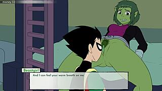 Emotional Release In 18Titans Part 3, Cumming On Starfire's Ass With Passion