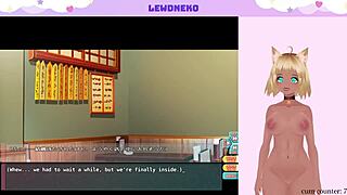 vtuber lewdneko masturbates with toys during game