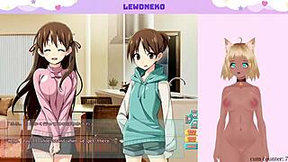 vtuber lewdneko masturbates with toys during game