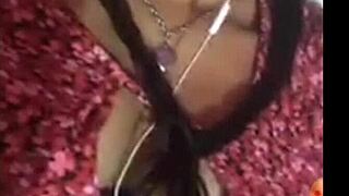 My girlfriend relaxes with a massage for me