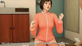 My horny girlfriend in cartoon anime hentai adventure