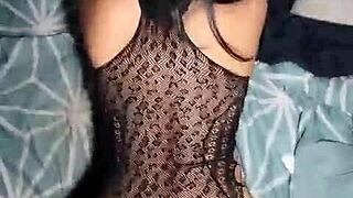 The brunette I hired has a beautiful ass