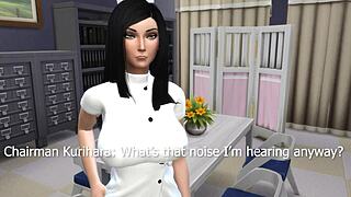 Prison school hospital scene from anime