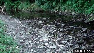 dagfs couple teases in bikini and skirt