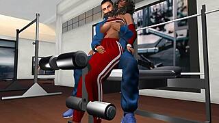 Groped Hard at the Inclined Bench Session