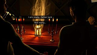 Father Jack says, Join me in this erotic pleasure.