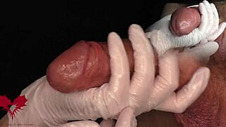 Intimate look at a DIY semen collection procedure