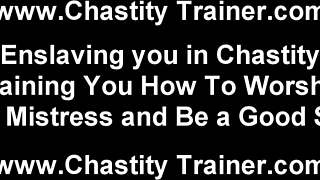 in femdom session she humiliates with teasing handjob until pov orgasm