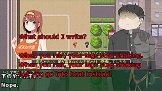 Hypno pencil trial with machine-translated anime subtitles.