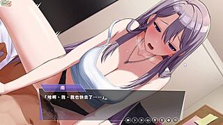 I share this anime game where characters date in a happy double room