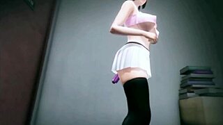 Babe gets deepthroat and doggystyle in bookstore hentai