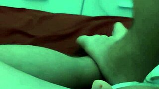 Exploring a Natural Footjob Technique with Stunning Tits