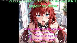 rias gremory gives joi instructions in anime