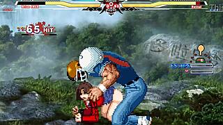 Brian battles Ryougi Shiki in cartoon anime sex