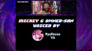 Mai and Kasumi gets fucked from behind and creampied in their ass