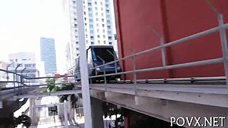 Sexy Kelsi Monroe gives a blowjob in this pov scene