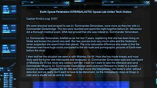 Man, these intergalactic sluts are wild in S1E7. Their reunion gets rough and steamy outdoors.