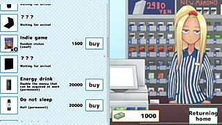 Watch the girl run away in anime game with Megu