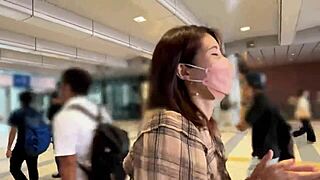 Japanese Babe Chiharu Gets Doggystyle Cumshot On Natural Tits In Homemade Video.