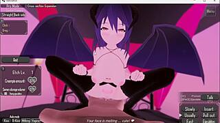 it's succubus sex time, you've signed a contract with inma in this hentai game 😈