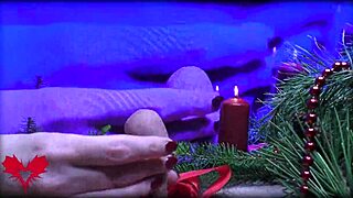 Mrs. Claus's intimate toy play for her Santa Claus