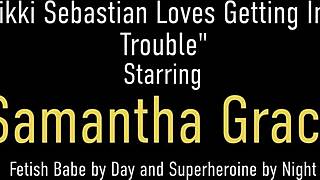 Samantha Grace Ties Up Babes For Tickling BDSM Fun