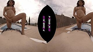 Young Latina Neighbor Wants Outdoor Fuck in VR Pool!