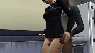 Hey, wanna watch this Android get pounded hard with anal machine action in wild 3D game scenes?