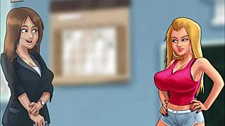 Feeling the emotions in summertime saga episode 195.