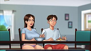 Feeling the emotions in summertime saga episode 195.