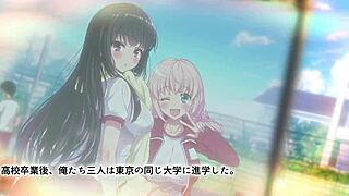 Discovering a hidden gem of anime: Hardcore blowjob and intense game play
