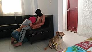 Stepsister In Mask Milks Me – Can You Handle This Tease?