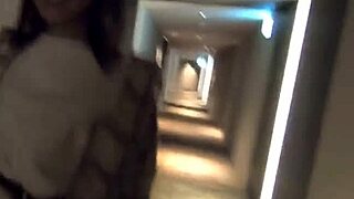 Japanese beauty rides hard in an intense homemade session with cumshots.
