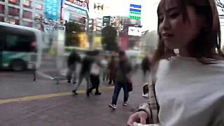 Japanese beauty rides hard in an intense homemade session with cumshots.