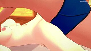 anya wants big cock between her tits but ends up fucking full adult version with titty fuck blowjob